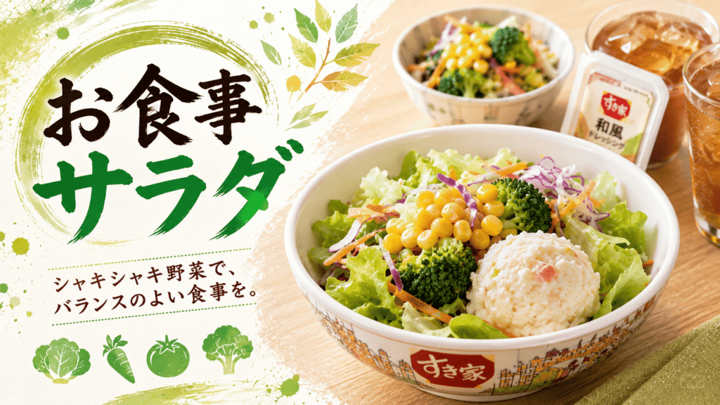 すき家　お食事サラダ