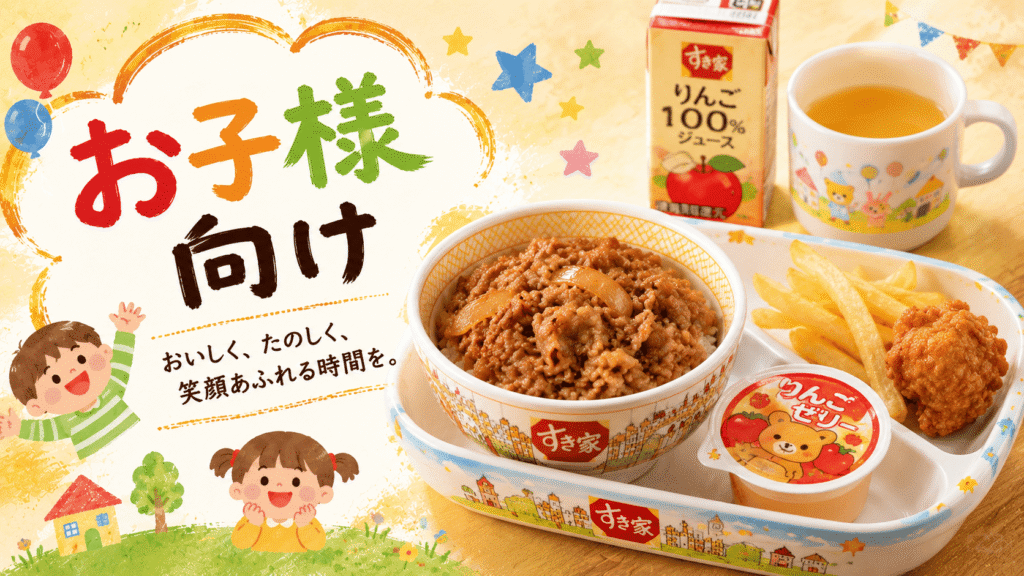 すき家　お子様向け